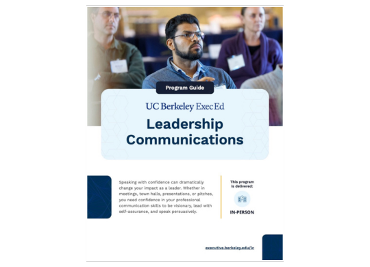 Leadership Communications Program guide