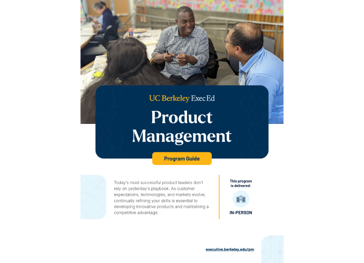 Product Management Program guide