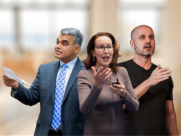 faculty directors laszlo bock, jennifer chatman, and sameer srivastava
