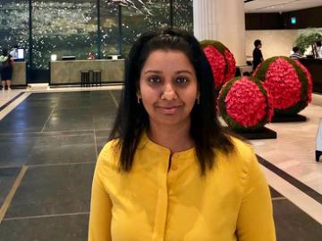 headshot of Radhika Rangarajan