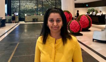 headshot of Radhika Rangarajan